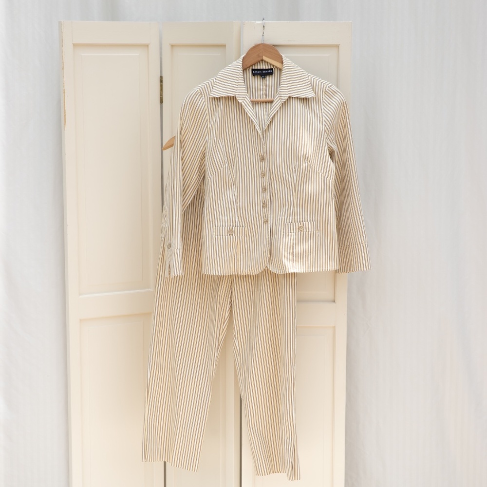 Vintage Stripe Suit Set